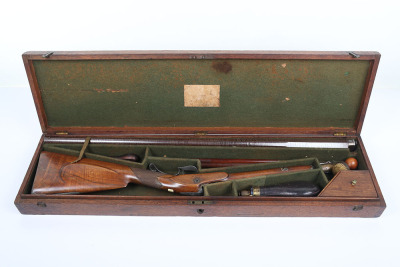 12 bore flintlock sporting gun c.1840 by FENTON, LONDON