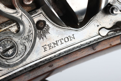 12 bore flintlock sporting gun c.1840 by FENTON, LONDON - 10