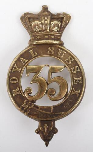 Victorian 35th (Royal Sussex) Regiment of Foot Other Ranks Glengarry Badge 1874-81