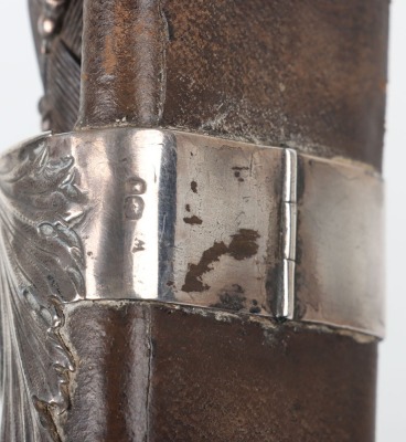 Early Victorian Scottish Highland dress dirk with hallmarked silver mounts - 8