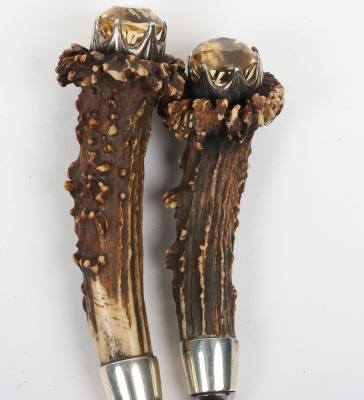 Late Victorian hallmarked silver (Glasgow, maker P.A, no date letter) Scottish Highland dress dirk - 4