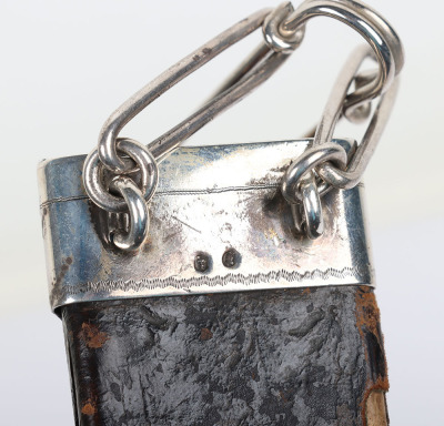 Late Victorian hallmarked silver (Glasgow, maker P.A, no date letter) Scottish Highland dress dirk - 9
