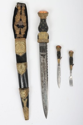 Victorian Scottish dress dirk of the 79th Cameron Highlanders - 4