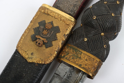 Late Victorian officer&rsquo;s Highland dirk of the H.L.I. - 5