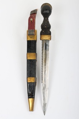 Late Victorian officer&rsquo;s Highland dirk of the H.L.I. - 8