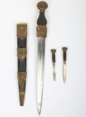 Victorian officer&rsquo;s dirk of the 79th Cameron Highlanders - 4