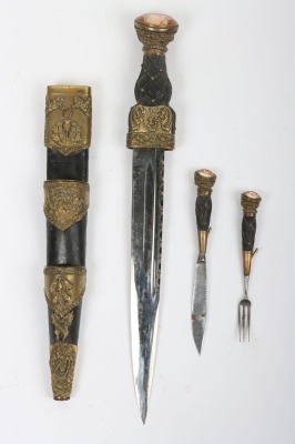 Post 1902 Scottish NCO&rsquo;s dress dirk, - 3