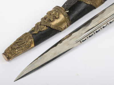 Post 1902 Scottish NCO&rsquo;s dress dirk, - 5