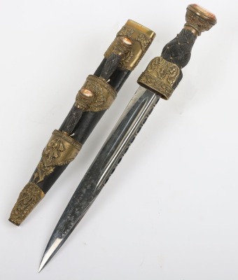 Post 1902 Scottish NCO&rsquo;s dress dirk, - 9