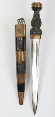 Victorian officer&rsquo;s Highland dirk of the 72nd Duke of Albany&rsquo;s Own Highlanders