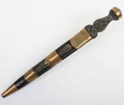 Victorian officer&rsquo;s Highland dirk of the 72nd Duke of Albany&rsquo;s Own Highlanders - 9