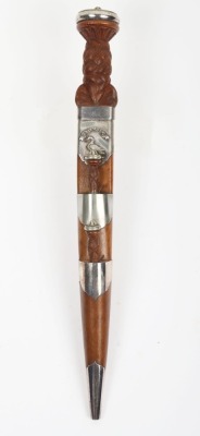 Scottish Highlander&rsquo;s dress dirk of the Wemyss Clan, motto Je Pense above a swan, probably first quarter of the 20th century