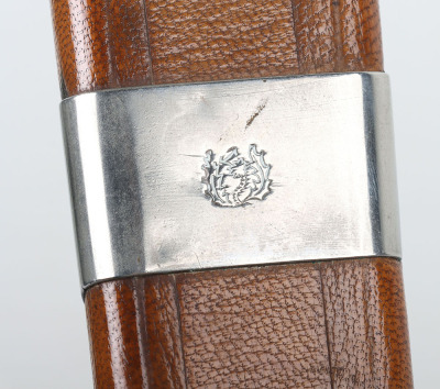 Scottish Highlander&rsquo;s dress dirk of the Wemyss Clan, motto Je Pense above a swan, probably first quarter of the 20th century - 9