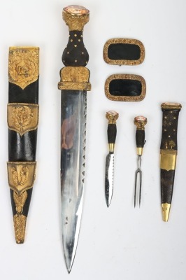 Late Victorian Scottish Highland dress dirk - 9