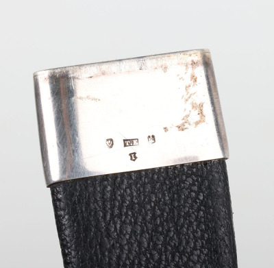 Hallmarked silver mounted Scottish officer&rsquo;s sgian-dubh of Princess Louise&rsquo;s Argyll and Sutherland Highlanders, marked for Edinburgh, 1914 - 4