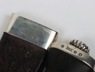 Hallmarked silver mounted Scottish sgian-dubh - 8