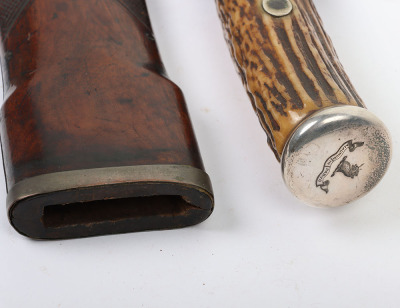 Large Ceylonese or Indian shikaree hunting knife, 19th century - 6