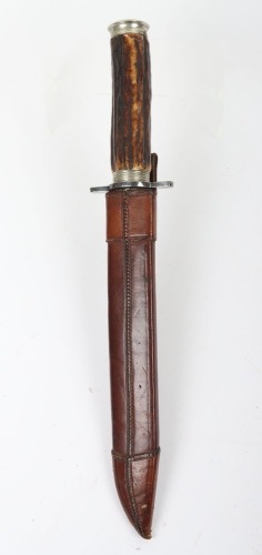 Large WW1 presentation hunting knife