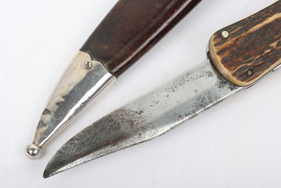 German folding hunting knife - 4