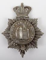 Victorian Tower Hamlets Rifles Other Ranks Shako Plate