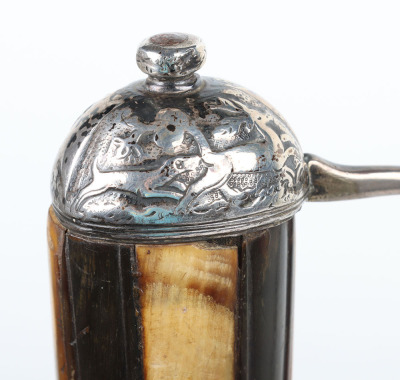 Continental silver mounted hunting hanger c.1760 - 7