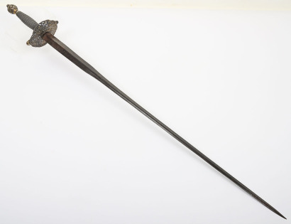 English hallmarked silver mounted smallsword c.1770