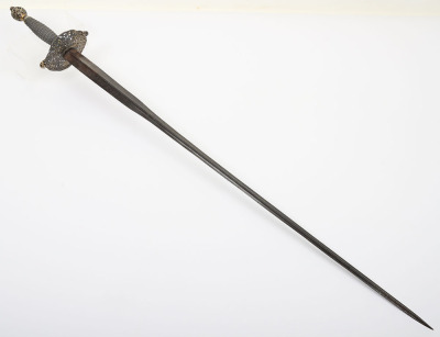 English hallmarked silver mounted smallsword c.1770