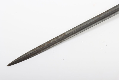 English hallmarked silver mounted smallsword c.1770 - 5