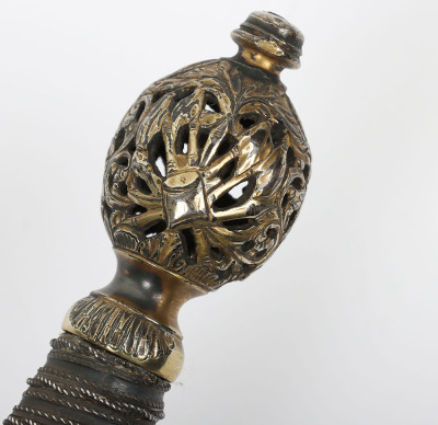 English hallmarked silver mounted smallsword c.1770 - 9