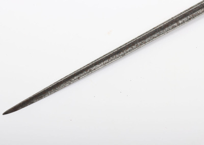 Continental silver mounted smallsword c.1760 - 4