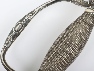 Continental silver mounted smallsword c.1760 - 6
