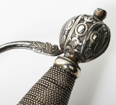 Continental silver mounted smallsword c.1760 - 7