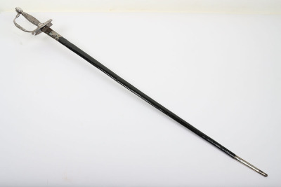 Continental silver hilted dress sword c.1840