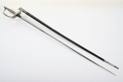 Continental silver hilted dress sword c.1840 - 3