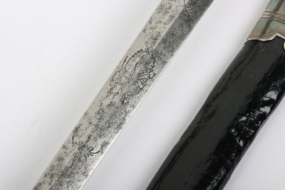 Continental silver hilted dress sword c.1840 - 7