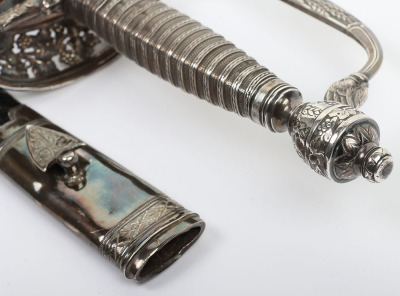 Continental silver hilted dress sword c.1840 - 8