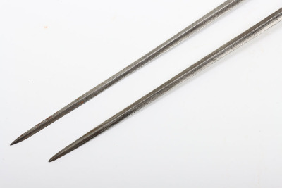 Scarce pair of fencing foils - 4