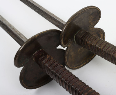 Scarce pair of fencing foils - 8