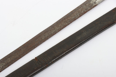 1786 pattern Infantry officer&rsquo;s sword spadroon c.1790 - 6