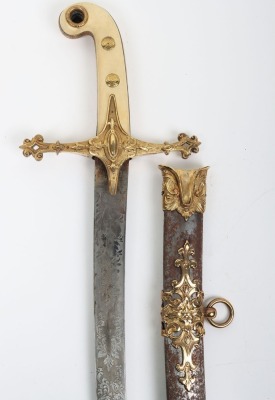 ^ Victorian officer&rsquo;s mameluke sword by GARDEN & SON, 200 PICCADILLY LONDON - 3