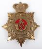 Rare Victorian Royal Jersey Light Infantry 2nd (East) Militia Officers Home Service Helmet Plate - 2