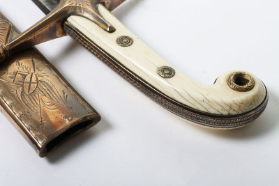 ^ Officer&rsquo;s mameluke sword signed Reddell, Cutler to the Prince Regent &c236 Piccadilly, London - 10
