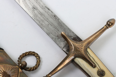 ^ Officer&rsquo;s mameluke sword signed Reddell, Cutler to the Prince Regent &c236 Piccadilly, London - 11