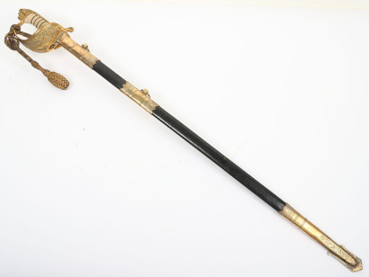 Post 1902 naval officer&rsquo;s sword