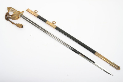Post 1902 naval officer&rsquo;s sword - 2