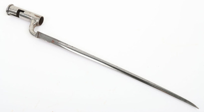 Triangular socket bayonet for a 10 bore Brown Bess flintlock musket
