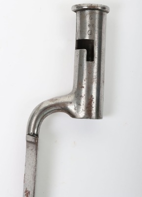 Triangular socket bayonet for a 10 bore Brown Bess flintlock musket - 2