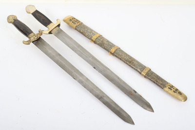 Late 19th century Chinese river pirate&rsquo;s double sword Jian - 3