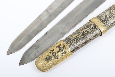 Late 19th century Chinese river pirate&rsquo;s double sword Jian - 4
