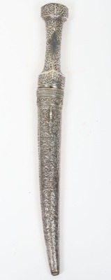 Ottoman Turkish silver mounted dagger jambya - 2